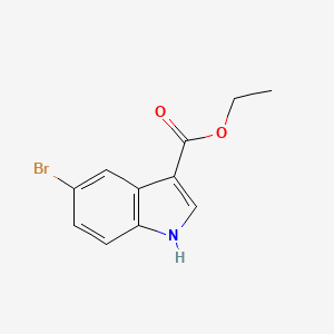 molecular formula C11H10BrNO2 B6347554 Ethyl 5-bromoindole-3-carboxylate CAS No. 103858-54-4