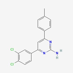 4-(3,4-Dichlorophenyl)-6-(4-methylphenyl)pyrimidin-2-amine