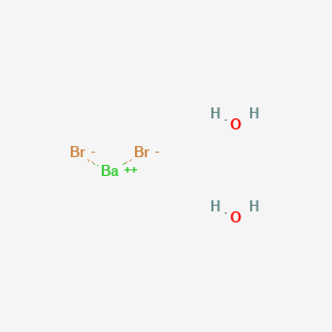 molecular formula BaBr2H4O2 B6348283 Barium bromide dihydrate, 99.3% CAS No. 7791-28-8