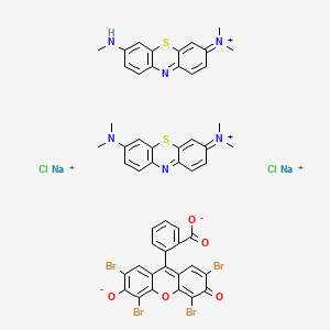 molecular formula C51H40Br4Cl2N6Na2O5S2 B6348310 Azure II eosinat for microscopy CAS No. 53092-85-6