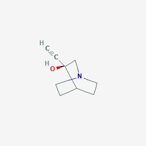 B063485 (3S)-3-ethynyl-1-azabicyclo[2.2.2]octan-3-ol CAS No. 160127-75-3