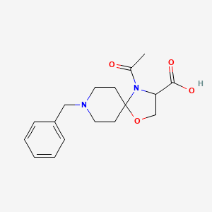 4-Acetyl-8-benzyl-1-oxa-4,8-diazaspiro[4.5]decane-3-carboxylic acid