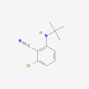 2-Bromo-6-(tert-butylamino)benzonitrile;  95%