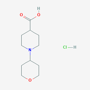 1-(Tetrahydro-2H-pyran-4-yl)-4-piperidinecarboxylic acid hydrochloride