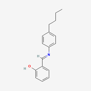 molecular formula C17H19NO B6350356 N-(Salicylidene)-4-n-butylaniline CAS No. 49714-94-5
