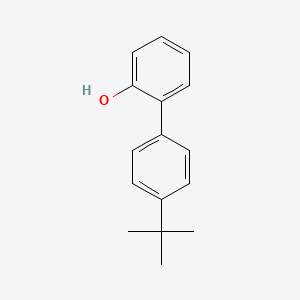 molecular formula C16H18O B6350390 2-(4-t-Butylphenyl)phenol, 95% CAS No. 893738-04-0