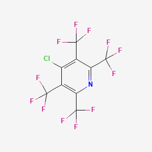 4-Chloro-2,3,5,6-tetrakis(trifluoromethyl)pyridine, 97%