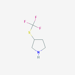3-(Trifluoromethylthio)pyrrolidine, 98%