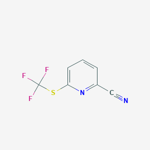 6-(Trifluoromethylthio) picolinonitrile