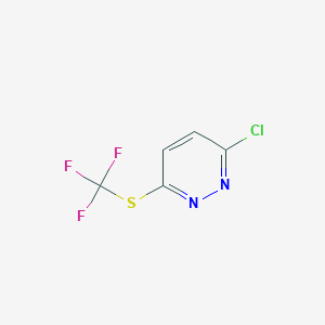 3-Chloro-6-(trifluoromethylthio)pyridazine, 97%