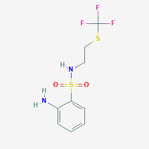 2-Amino-N-[2-(trifluoromethylthio)ethyl]benzenesulfonamide, 97%
