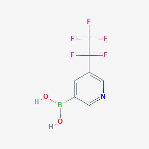 5-(Perfluoroethyl)pyridine-3-boronic acid, 97%