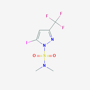 5-Iodo-N,N-dimethyl-3-(trifluoromethyl)-1H-pyrazole-1-sulfonamide, 95%