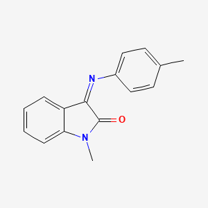 1-Methyl-3-[(4-methylphenyl)imino]-1,3-dihydro-2H-indol-2-one