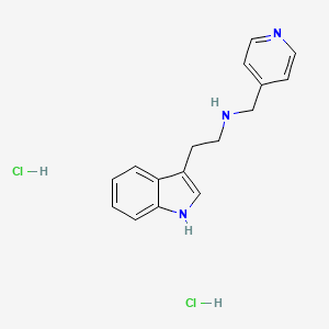 [2-(1H-Indol-3-yl)ethyl](pyridin-4-ylmethyl)amine dihydrochloride