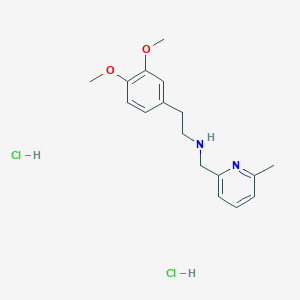 [2-(3,4-Dimethoxyphenyl)ethyl][(6-methylpyridin-2-yl)methyl]amine dihydrochloride