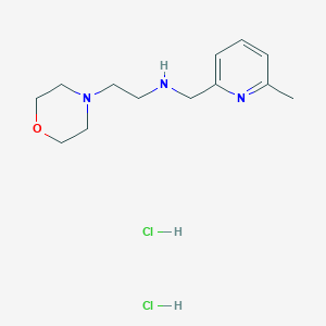 [(6-Methylpyridin-2-yl)methyl][2-(morpholin-4-yl)ethyl]amine dihydrochloride