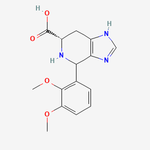 (6S)-4-(2,3-Dimethoxyphenyl)-3H,4H,5H,6H,7H-imidazo[4,5-c]pyridine-6-carboxylic acid