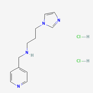 [3-(1H-Imidazol-1-yl)propyl](4-pyridinylmethyl)amine dihydrochloride;  95%