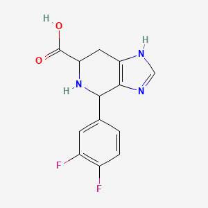 4-(3,4-Difluorophenyl)-3H,4H,5H,6H,7H-imidazo[4,5-c]pyridine-6-carboxylic acid