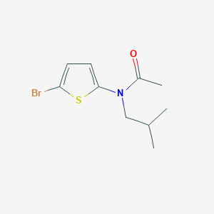 N-(5-Bromothiophen-2-yl)-N-(2-methylpropyl)acetamide