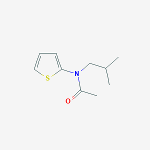 N-(2-Methylpropyl)-N-(thiophen-2-yl)acetamide