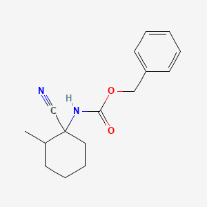 Benzyl N-(1-cyano-2-methylcyclohexyl)carbamate