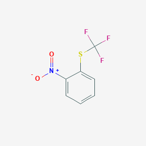 molecular formula C7H4F3NO2S B6350902 2- (Trifluoromethylthio)nitrobenzene CAS No. 1644-87-7