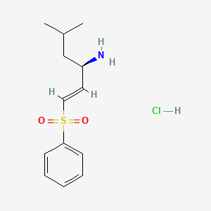 (E)-(3S)-3-Amino-5-methyl-1-(phenylsulphonyl)hex-1-ene hydrochloride