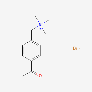 molecular formula C12H18BrNO B6350917 (4-Acetylphenyl)-N,N,N-trimethylmethanaminium bromide CAS No. 205450-98-2