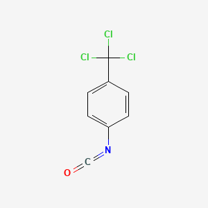 molecular formula C8H4Cl3NO B6350946 4-Trichloromethylphenyl isocyanate, 90% CAS No. 709-66-0