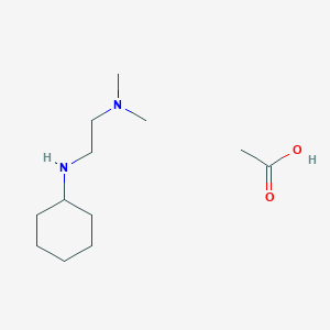 molecular formula C12H26N2O2 B6351021 N'-Cyclohexyl-N,N-dimethylethane-1,2-diamine acetate CAS No. 1993195-05-3