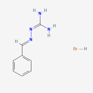 molecular formula C8H11BrN4 B6351107 (2E)-2-Benzylidenehydrazinecarboximidamide hydrobromide CAS No. 1993697-69-0