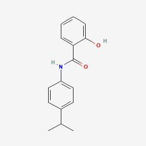 molecular formula C16H17NO2 B6351130 2-Hydroxy-N-(4-isopropyl-phenyl)-benzamide CAS No. 224814-90-8
