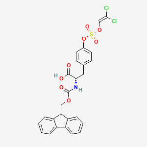 molecular formula C26H21Cl2NO8S B6351141 Fmoc-L-Tyr(SO3DCV)-OH CAS No. 1151854-06-6