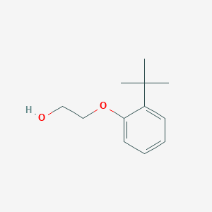 molecular formula C12H18O2 B6351173 2-(2-叔丁基苯氧基)-乙醇 CAS No. 16737-73-8