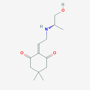 molecular formula C13H21NO3 B6351220 N-alpha-[(4,4-Dimethyl-2,6-dioxocyclohex-1-ylidene)ethyl-amino]-L-alaninol CAS No. 1272755-17-5