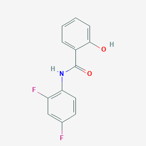 molecular formula C13H9F2NO2 B6351259 N-(2,4-Difluoro-phenyl)-2-hydroxy-benzamide CAS No. 316124-58-0