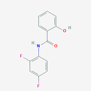 molecular formula C13H9F2NO2 B6351259 N-(2,4-difluorophenyl)-2-hydroxybenzamide CAS No. 316124-58-0