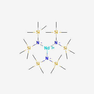 molecular formula C18H54N3NdSi6 B6351307 Tris[N,N-bis(trimethylsilyl)amide]neodymium(III), 98% CAS No. 41836-23-1