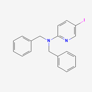 molecular formula C19H17IN2 B6351362 N,N-Dibenzyl-5-iodo-2-pyridynamine, 97% CAS No. 1408279-52-6