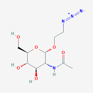 molecular formula C10H18N4O6 B6351480 (2-Azidoethyl)-2-acetamido-alpha-D-glucopyranoside CAS No. 593252-73-4
