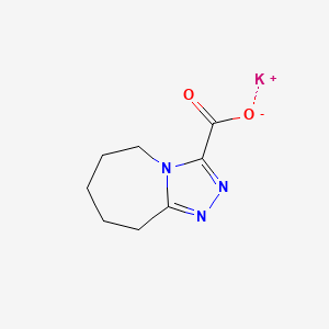 molecular formula C8H10KN3O2 B6351558 Potassium 6,7,8,9-tetrahydro-5H-[1,2,4]triazolo[4,3-a]azepine-3-carboxylate;  95% CAS No. 1379163-31-1