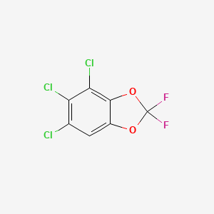 molecular formula C7HCl3F2O2 B6351662 4,5,6-Trichloro-2,2-difluoro-1,3-benzodioxole CAS No. 1357624-25-9