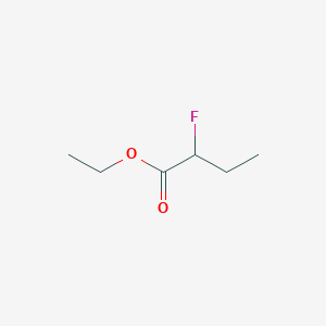 molecular formula C6H11FO2 B6351698 Ethyl 2-fluorobutanoate CAS No. 327-46-8
