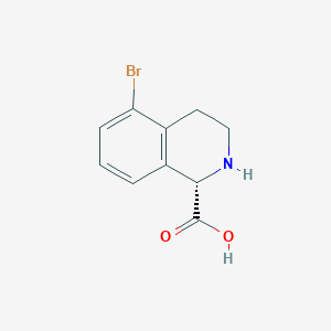 molecular formula C10H10BrNO2 B6351815 (S)-5-Bromo-1,2,3,4-tetrahydroisoquinoline-1-carboxylic acid CAS No. 1388836-94-9