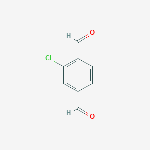 molecular formula C8H5ClO2 B6351825 2-Chloroterephthalaldehyde;  97% CAS No. 3217-19-4
