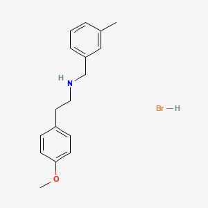 molecular formula C17H22BrNO B6351942 [2-(4-Methoxyphenyl)ethyl](3-methylbenzyl)amine hydrobromide;  95% CAS No. 1609396-15-7