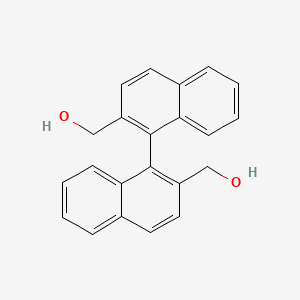 molecular formula C22H18O2 B6351988 2,2'-Bis(hydroxymethyl)-1,1'-binaphthyl CAS No. 3594-94-3