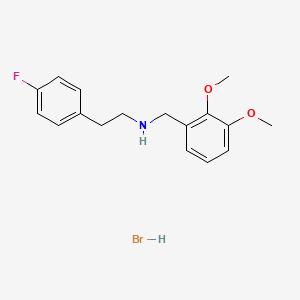 N-(2,3-Dimethoxybenzyl)-2-(4-fluorophenyl)ethanamine hydrobromide;  95%
